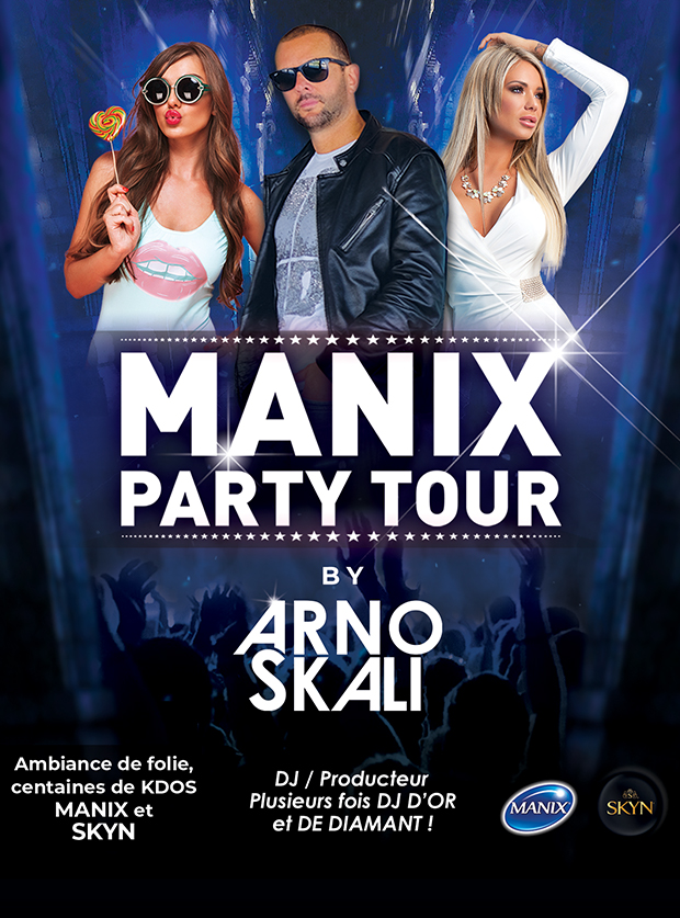 poster manix party tour